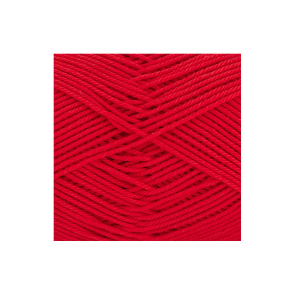 Pelote de laine - Cerise - 120 - 100% coton - 3/4 mm - Gründl - Cotton Quick Uni