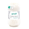 photo-Pelote de laine - Ecru - 132 - 100% coton - 3/4 mm - Gründl - Cotton Quick Uni