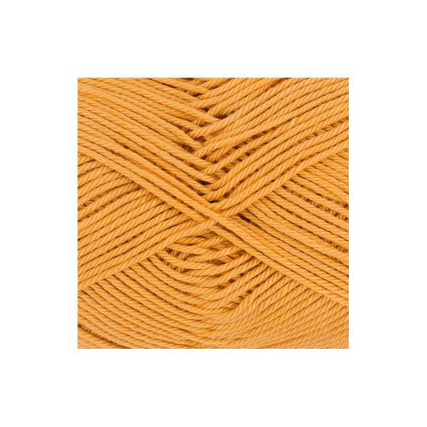 Pelote de laine - Moutarde - 124 - 100% coton - 3/4 mm - Gründl - Cotton Quick Uni