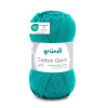photo-Pelote de laine - Emeraude - 90 - 100% coton - 3/4 mm - Gründl - Cotton Quick Uni