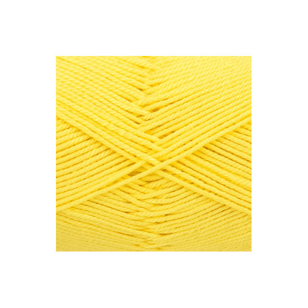 Pelote de laine - Jaune - 131 - 100% coton - 3/4 mm - Gründl - Cotton Quick Uni