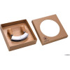 Hachoir - Double lame - Acier inox - Avec planche en bambou - Pour herbes aromatiques - Laguiole