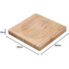 Hachoir - Double lame - Acier inox - Avec planche en bambou - Pour herbes aromatiques - Laguiole