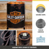 Tirelire - Harley-Davidson - Style rétro vintage - Métal - Idée cadeau - Fan de moto