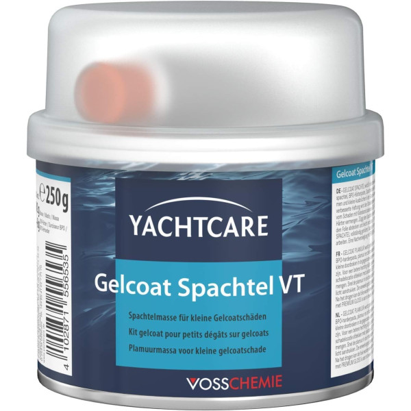 photo-Mastic - Blanc - Bicomposant pour gelcoat - Petits dégâts - Bateau - Yachtcare - 250g