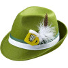 photo-Chapeau bavarois - Vert - Avec plume - Déguisement - Oktoberfest - Taille unique - Adulte