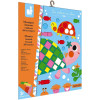 photo-Jeu créatif - Gommettes mosaïque - 3 modèles - Animaux - Dès 3 ans - Janod