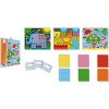 Jeu créatif - Gommettes mosaïque - 3 modèles - Animaux - Dès 3 ans - Janod