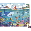 Puzzle - Les fonds marins - 100 pièces + poster - Dès 6 ans - Janod