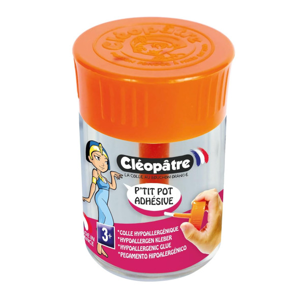 photo-Colle - Transparente - Hypoallergénique - P'tit pot - Cléopâtre Adhésive - 50g