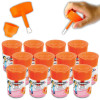 Colle - Transparente - P'tit pot - Cléopâtre Adhésive - Schoolpack - 16 petits pots + recharge