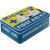 photo-Boîte - Vintage - Métal - Michelin - First aid kit - 23x16x7cm - Idée cadeau