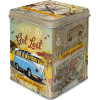 photo-Boîte - Vintage - Métal - Combi VW - Get lost - 7,5x7,5x9cm - Idée cadeau