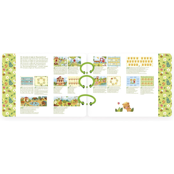 Livre d'activités - Jeu éducatif - Thème la ferme - Dès 3 ans - Apprentissage - Janod
