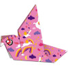 Jeu créatif - Origami - 24 modèles - Thème animaux - Stickers inclus - Dès 8 ans - Janod