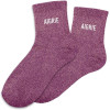 photo-Chaussettes - Femme - Violet avec paillettes - Aigrie - Taille 36/42 - Humour - Cadeau