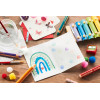 Stabilo woody 3 in 1 - Blanc - Crayon de couleur - Pointe large - Tous supports