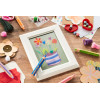 Stabilo woody 3 in 1 - Jaune pastel - Crayon de couleur - Pointe large - Tous supports