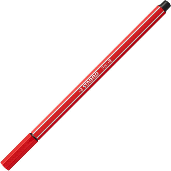 Feutre de dessin STABILO Pen 68 - pointe moyenne - Rouge 48
