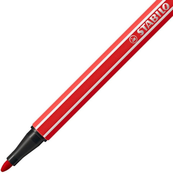Feutre de dessin STABILO Pen 68 - pointe moyenne - Rouge 48