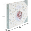 Album photos - Livre de naissance - Bébé - 24x27cm - Vert/beige - 30 pages - Atmosphera
