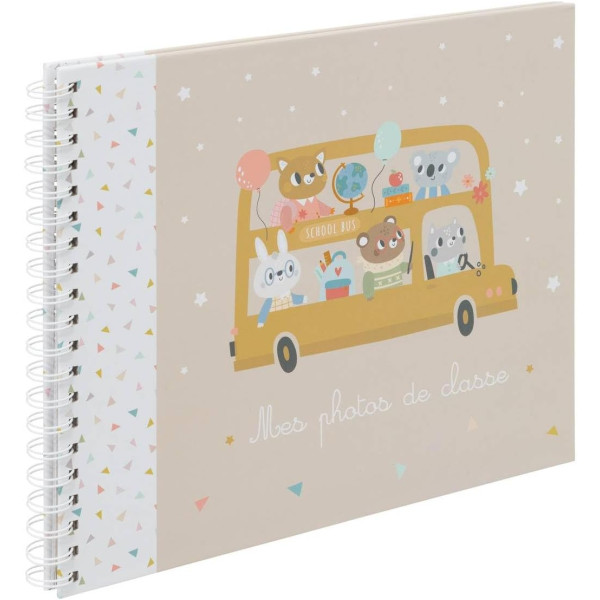photo-Album photos de classe - 32x26cm - 15 photos - Spirale - 30 pages - Atmosphera