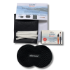 photo-Kit de nettoyage pour pinceaux - Beaux-arts - Savon + chiffon + filets + tapis nettoyant - Léonard