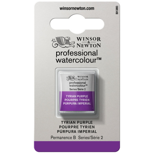 photo-Aquarelle Professionnelle Extra-Fine - 1/2 Godet - Pourpre Tyrien - 419 - Winsor Et Newton