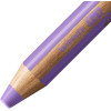 Stabilo woody 3 in 1 - Lilas pastel - Crayon de couleur - Pointe large - Tous supports