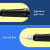 Stylo plume - Mine moyenne M - Gaucher - LAMY - Safari - Noir - Rechargeable
