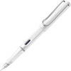 photo-Stylo plume - Mine moyenne - Gaucher - LAMY - Safari - Blanc - Rechargeable