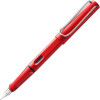 photo-Stylo plume - Mine fine F - Droitier - LAMY - Safari - Rouge - Rechargeable