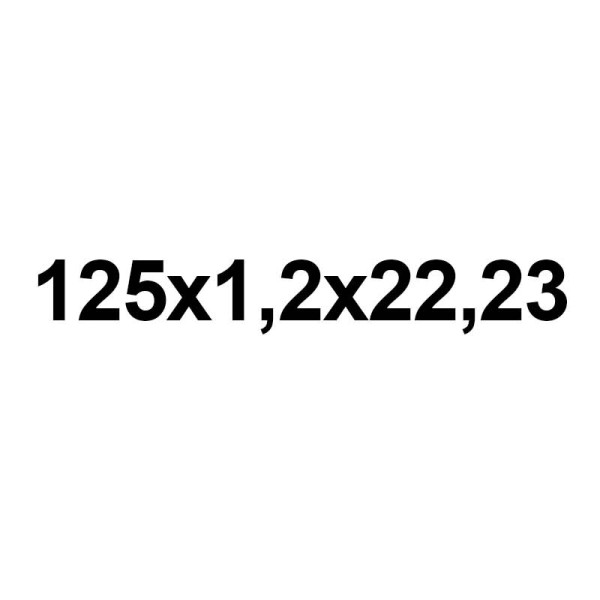 Disque pour découper l'acier et métal - 125x1,2x22,23 - Adapte sur meuleuse - APP