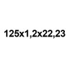 Disque pour découper l'acier et métal - 125x1,2x22,23 - Adapte sur meuleuse - APP