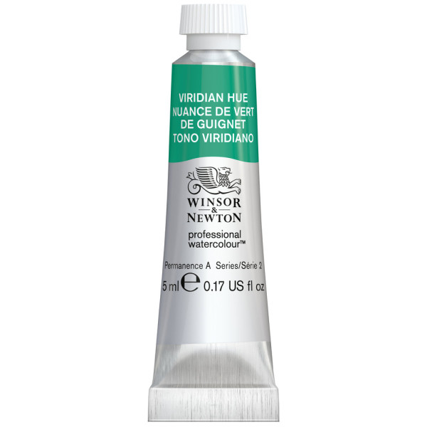 photo-Peinture aquarelle professionnelle - Extra fine - Vert Guignet - 696 - Winsor et Newton - 5ml