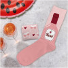 Chaussettes - Passion rosé - Humour - Dépareillées - Idée cadeau originale