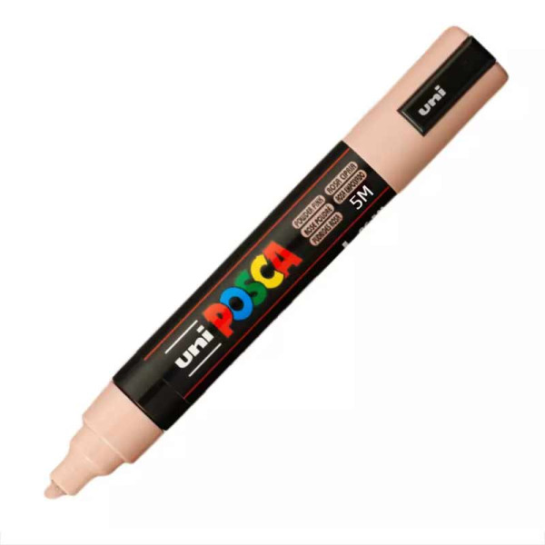 photo-Marqueur Posca PC-5M rose poudré | pointe moyenne conique