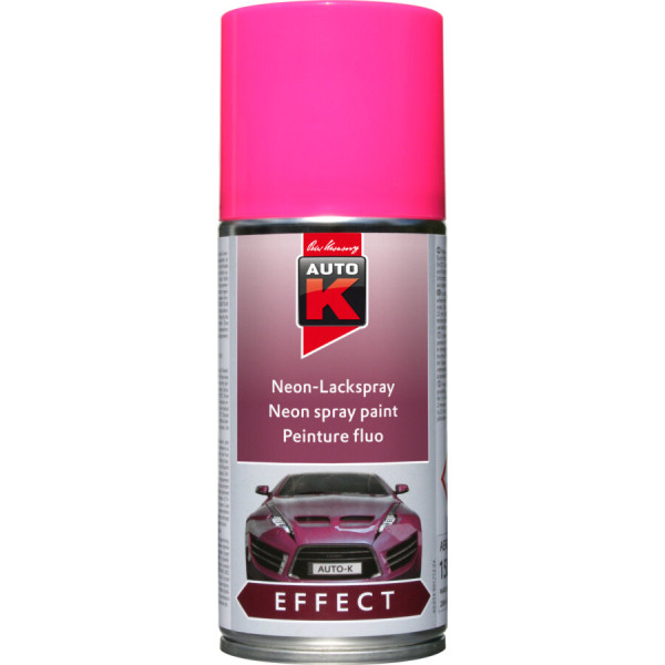 photo-Bombe de peinture - Métal, tôle et plastique - Rose fluo - 150ml - Auto-K