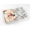 Papiers créatifs - Papillons japonais - Scrapbooking - 12 feuilles - 50x70cm