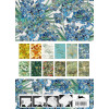 Papiers créatifs - Œuvres de Van Gogh - Scrapbooking - 12 feuilles - 50x70cm