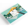 photo-Livre de cartes postales à peindre - Aquarelle - 15x10,5cm - 16 illustrations japonaises