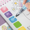 Coloriage - Peinture aquarelle - Princesses et sirènes - Pinceau inclus + 20 illustrations - Dès 5 ans