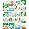 Coloriage - Dinosaures - 5 feutres + 20 illustrations - Dès 3 ans - Apli Kids