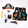 Kit pour créer un déguisement de Pirate - Chapeau, épée, gilet - Dès 3 ans - Apli Kids