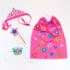 Kit pour créer un déguisement de princesse - Baguette, cape, couronne - Dès 3 ans - Apli Kids