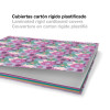 Cahier - A5 - Spirales - Lignées - Perforées - 120 feuilles - Couverture rigide - Miquelrius