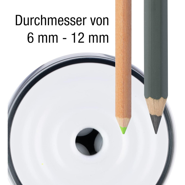 Taille-crayon - Electrique - 1 trou pour crayon diamètre 6 à 12mm - Herbert - Jolly