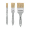 photo-Pinceaux - Plat - Poils naturels - Assortiment de 3 tailles - Peinture acrylique - Liquitex