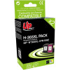 photo-Cartouches d'encre - Compatible HP303XL - 1 x noir + 1x couleur - Uprint