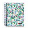photo-Cahier - A6 - Spirales - Petits carreaux - Perforées - 120 feuilles - Couverture rigide - Miquelrius